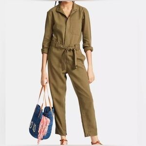 Polo Ralph Lauren Cotton Twill Jumpsuit - Size 10
